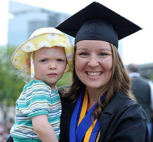 Adult Focus graduation photo